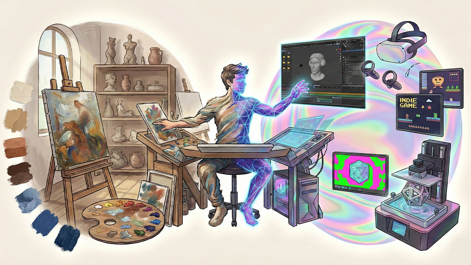 The Future of Graphic Design: Combining Creativity and AI